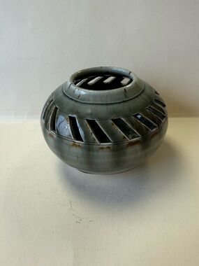 Purcell's Cove Halifax Nova Scotia Art Pottery Votive Tea Light Candle Holder